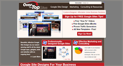 Desktop Screenshot of overthetopsites.com
