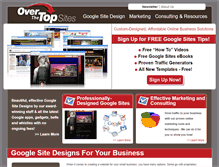 Tablet Screenshot of overthetopsites.com